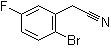 structure of CAS# 886761-96-2, 2-溴-5-氟苯乙腈