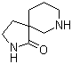 structure of CAS# 887118-43-6, 2,7-二氮杂螺[4,5]癸烷-1-酮