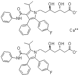 structure of CAS# 887196-25-0, (3S,5R)-阿托伐他汀钙盐