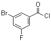 structure of CAS# 887266-90-2, 3-溴-5-氟苯甲酰氯