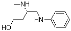CAS # 88733-39-5, (S)-3-(Methylamino)-4-(phenylamino)-1-butanol, (3S)-3-(Methylamino)-4-(phenylamino)-1-butanol