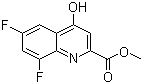 structure of CAS# 887589-28-8, 6,8-二氟-4-羟基喹啉-2-甲酸甲酯