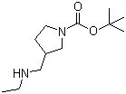 CAS 登录号：887591-54-0, 3-[(乙基氨基)甲基]-1-吡咯烷甲酸叔丁酯