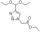 structure of CAS# 887908-65-8, 4-(二乙氧基甲基)-1H-1,2,3-三唑-1-乙酸乙酯