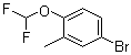 structure of CAS# 888327-32-0, 5-Bromo-2-(difluoromethoxy)toluene