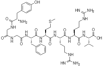 structure of CAS# 88866-92-6, 8-L-Valineadrenorphin (human)
