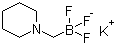 structure of CAS# 888711-54-4, (1-哌啶基甲基)三氟硼酸钾
