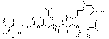 structure of CAS# 88899-56-3, 世田霉素