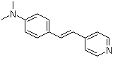 CAS # 889-36-1, 4-[4-(Dimethylamino)styryl]pyridine, 4-[p-(Dimethylamino)styryl]pyridine, 4'-(Dimethylamino)-4-stilbazole, NSC 146836