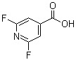 structure of CAS# 88912-23-6, 2,6-二氟-4-吡啶羧酸