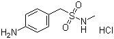 structure of CAS# 88918-84-7, 4-氨基-N-甲基-alpha-甲苯磺胺盐酸盐
