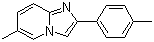CAS 登录号：88965-00-8, 6-甲基-2-(4-甲基苯基)咪唑[1,2-a]吡啶
