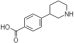 structure of CAS# 889942-43-2, 4-(哌啶-3-基)苯甲酸