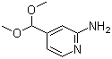 structure of CAS# 889945-19-1, 4-(Dimethoxymethyl)-2-pyridinamine