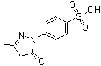 CAS 登录号：89-36-1 (74583-53-2), 1-(4-磺酸苯基)-3-甲基-5-吡唑酮
