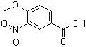 CAS 登录号：89-41-8, 4-甲氧基-3-硝基苯甲酸, 3-硝基-4-甲氧基苯甲酸