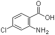 CAS 登录号：89-77-0, 2-氨基-4-氯苯甲酸, 4-氯-2-氨基苯甲酸