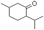 CAS 登录号：89-80-5, 胡薄荷酮, 5-甲基-2-异丙基环己酮