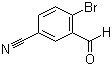 structure of CAS# 89003-95-2, 2-Bromo-5-cyanobenzaldehyde