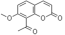 CAS 登录号：89019-07-8, 8-乙酰基-7-甲氧基-2H-1-苯并吡喃-2-酮