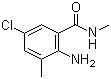 structure of CAS# 890707-28-5, 2-氨基-5-氯-N,3-二甲基苯甲酰胺
