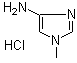 CAS 登录号：89088-69-7, 1-甲基-1H-咪唑-4-胺单盐酸盐