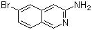 structure of CAS# 891785-28-7, 6-溴异喹啉-3-胺