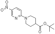CAS 登录号：892492-26-1, 1-(5-硝基-2-吡啶基)-4-哌啶羧酸叔丁酯