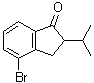 CAS 登录号：892575-08-5, 4-溴-2,3-二氢-2-异丙基-1H-茚-1-酮