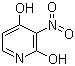 CAS # 89282-12-2, 2,4-Dihydroxy-3-nitropyridine, 4,6-Dihydroxy-5-nitropyridine, 4-Hydroxy-3-nitro-2-pyridone