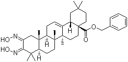 CAS 登录号：892869-53-3, 2,3-双(羟基亚氨基)齐墩果-12-烯-28-酸苯甲酯