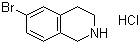 structure of CAS# 893566-74-0, 6-溴-1,2,3,4-四氢异喹啉盐酸盐
