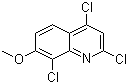 CAS # 893620-26-3, 2,4,8-Trichloro-7-methoxyquinoline