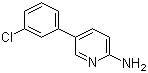 CAS 登录号：893738-14-2, 5-(3-氯苯基)-2-氨基吡啶