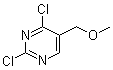 structure of CAS# 89380-14-3, 2,4-二氯-5-(甲氧基甲基)嘧啶