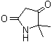 structure of CAS# 89464-41-5, 5,5-二甲基吡咯烷-2,4-二酮