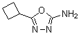 structure of CAS# 89464-84-6, 5-环丁基-1,3,4-恶二唑-2-胺