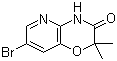 structure of CAS# 894852-01-8, 7-溴-2,2-二甲基-2H-吡啶并[3,2-b]-1,4-恶嗪-3(4H)-酮