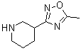 structure of CAS# 895573-64-5, 3-(5-甲基-1,2,4-恶二唑-3-基)哌啶