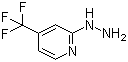 structure of CAS# 89570-84-3, 2-Hydrazino-4-(trifluoromethyl)pyridine