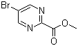 structure of CAS# 89581-38-4, Methyl 5-bromopyrimidine-2-carboxyate