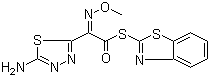 CAS 登录号：89604-91-1, (Z)-2-(5-氨基-1,2,4-噻二唑-3-基)-2-甲氧亚氨基硫代乙酸 (S)-2-苯并噻唑酯