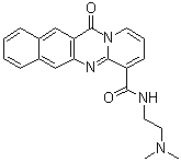 structure of CAS# 896705-16-1, N-[2-(二甲基氨基)乙基]-12-氧代-12H-苯并[g]吡啶并[2,1-b]喹唑啉-4-甲酰胺