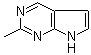 structure of CAS# 89792-07-4, 2-甲基-7H-吡咯并[2,3-d]嘧啶
