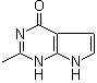 structure of CAS# 89792-11-0, 1,7-二氢-2-甲基-4H-吡咯并[2,3-d]嘧啶-4-酮