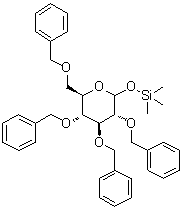 CAS 登录号：89825-08-1, 2,3,4,6-四-O-(苯基甲基)-1-O-(三甲基硅烷基)-D-吡喃葡萄糖