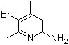 structure of CAS# 89856-44-0, 2-氨基-5-溴-4,6-二甲基吡啶