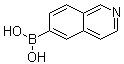 structure of CAS# 899438-92-7, 异喹啉-6-硼酸