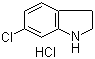 structure of CAS# 89978-84-7, 6-氯-2,3-二氢-1H-吲哚盐酸盐