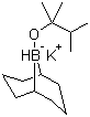 CAS # 89999-86-0, Potassium 9-(2,3-dimethyl-2-butoxy)-9-boratabicyclo[3.3.l]nonane